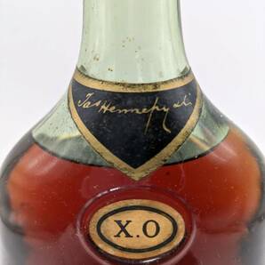 【OP12577SA】1円～ 未開栓 JAs.HENNESSY & Co. COGNAC X.O ヘネシー コニャック 金キャップ グリーンボトル 700ｍl 旧ボトル 古酒 洋酒の画像3