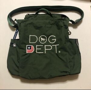 【週末限定値下げ】DOGDEPT ドッグデプト　お散歩バック　Lサイズ