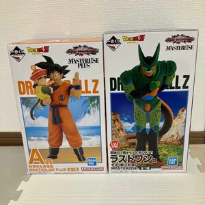 ドラゴンボール 一番くじ Ａ賞 孫悟空&孫悟飯 ラストワン賞 セル（第二形態）【2点セット売り】※おまけ付き