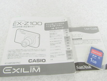■■CASIO カシオ コンパクトデジタルカメラ デジカメ EX-Z100 EXILIM エクシリム 共箱/付属品 充電のみ欠品■■_画像7