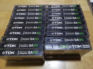 中古カセットテープ TDK SA90 28本、SA46 6本