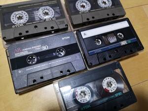 TDKレアカセットテープ（録音済み）5本