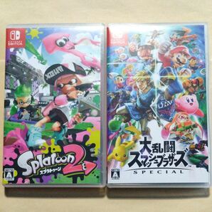  【Switch】 大乱闘スマッシュブラザーズ SPECIAL　スプラトゥーン2　switch　 ソフト スイッチ