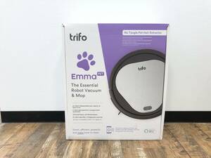 《H》1円スタート ★ trifo Emma PET ロボット掃除機 エッセンシャルロボットクリーナー＆モップ 4000Pa 強力吸引 水拭き両用 自動充電