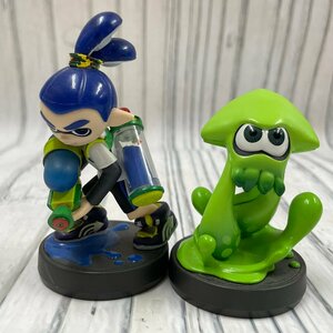 m002 H6(60) amiibo アミーボ スプラトゥーン ボーイ イカ NVL-001 2点セット 任天堂 ニンテンドー Nintendo フィギュア