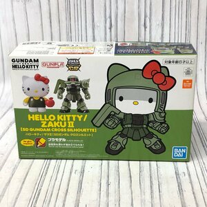 m001L J(80) 330. не собран Hello Kitty / The kII SD Gundam Cross Silhouette HELLO LITTY ZAKU2 Bandai Sanrio SD GUNDOM gun pra 