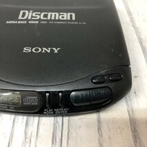 m001L Z2(60) SONY D-131 DISCMAN MEGA BASS 1bitDAC CD PLAYER ソニー ディスクマン ポータブル CDプレーヤー 稼動品 現状渡し オーディオ_画像6