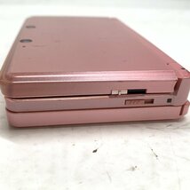 f001 E Nintendo 3DS ミスティピンク 本体 CTR-001 タッチペン 充電器 任天堂 ニンテンドー ゲーム機 動作確認済み_画像7