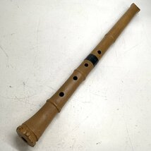 f001 G 尺八 全長約55cm 縦笛 竹笛 和楽器 木管楽器_画像1