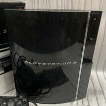 m002 B5(120) ジャンク品 SONY ソニー PLAYSTATION3 Blu-ray ブルーレイデスク 60GB CECHA00 ブラック_画像2