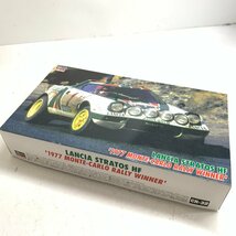 f001 G Hasegawa ハセガワ 1/24プラモデル LANCIA STRATOS HF 1977 MONTE-CARLO RALLY WINNER CR-32_画像8