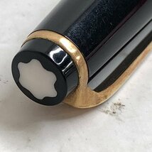 f001 Y1 2. MONTBLANC モンブラン №22 万年筆 ブラック×ゴールド 黒 アンティーク ヴィンテージ 筆記用具_画像6