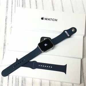 m001 Z2(60) прекрасный товар Apple Watch SE Gen 44mm серебряный GPS MREE3J/A A2723 Apple часы SE no. 2 поколение блюз Poe tsu частота M/L размер 