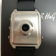 f001 B Shot Navi HuG Golf GPS Watch with Heart Rate Monitor ショットナビ ハグ ゴルフウォッチ ブラック 動作確認済み　充電器　箱付き_画像5