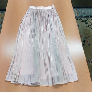 s001 Z06 TRECODEto запись длинная юбка .. чувство талия резина размер 0 розовый серия Yamato платье б/у хороший товар 
