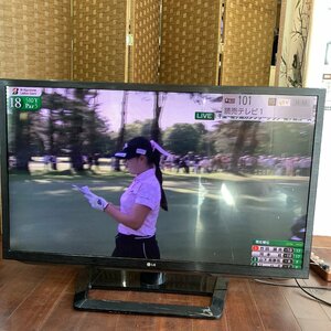 f001 MI 家財宅急便Bランク LG カラーテレビ 42LM5800 42V型 2013年製 リモコン無し 動作確認済み