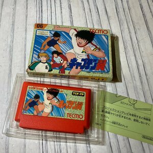 m001 B FC Famicom Captain Tsubasa soft TECHMO operation not yet verification Junk 