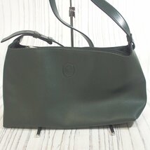 f002 2Fbag トラサルディ TRUSSARDI レディース ショルダーバッグ ワンショルダー 肩掛け レザー ダークグリーン系_画像3