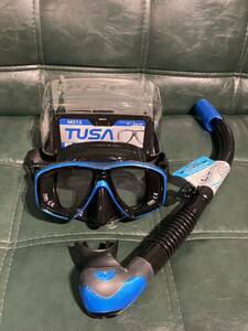 新品 TUSA フリーダム セオス ダイビング マスク M212 QB FB スノーケルあり M-212