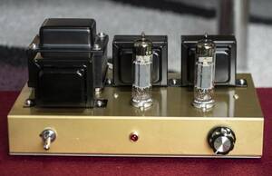  us original work. 6BM8 single power amplifier new work * Golden chassis * operation guarantee..