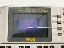 【え沖】 ☆ YAMAHA QY70 ミュージックシーケンサー リズムマシン 本体 音響機器 オーディオ ジャンク品 MDZ01MNB81_画像3