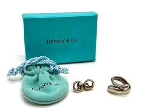 【え沖】 ☆ TIFFANY&Co. ティファニー エターナルサークル ピアス エロンゲイテッド・ティアドロップリング シルバー925 MDZ01MNB23