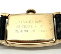 【え沖】 ☆ ハミルトン スタンレー STANLEY DAHL 14KGOLD K14 イエローゴールド HAMILTON 1951年 ヴィンテージ 腕時計 MDZ01MNB85_画像2