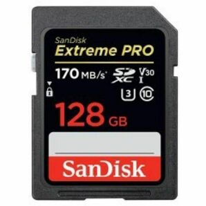 サンディスク SandDisk Extreme pro SDXCカード 128GB SDカード