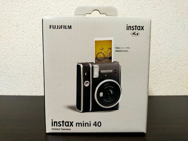 【新品未使用】FUJIFILM 富士フイルム インスタントカメラ instax mini 40 チェキ