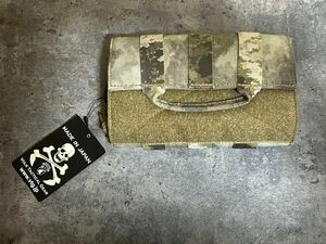 FIRST X VOLK Tactical Division Wallet A-TACS pouch multi pouch unused goods made in Japan / wallet magazine pouch round 