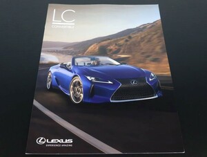 * Lexus catalog LC CONVERTIBLE USA 2020 prompt decision!