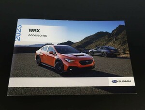 ★スバル　カタログ　WRX アクセサリー　ＵＳＡ　２０２３　即決！