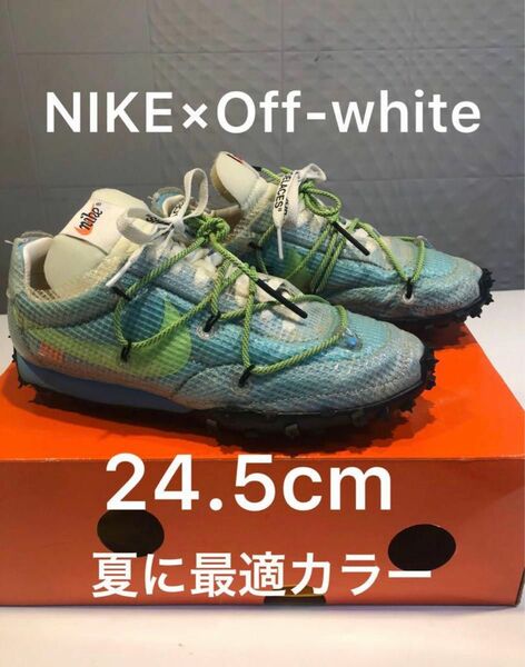 NIKE WMNS WAFFLE RACER/OW OFF-WHITE