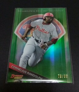 MLB 2015年Bowman’s BEST コーネリアス・ランドルフ(フィリーズ)99枚限定パラレル！No,TP-47。Phillies CORNELIUS RANDOLPH 