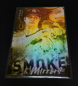 MLB 2021年topps fire ゲリット・コール(ヤンキース)SMOKE & mirrors GOLD MINTEDパラレル。No,SM-18。