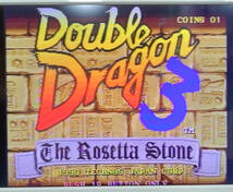 テクノスジャパン　ダブルドラゴン3　ザ・ロゼッタストーン　TECHNOS JAPAN DOUBLE DRAGON 3 The Rosetta Stone　中古基板_画像3