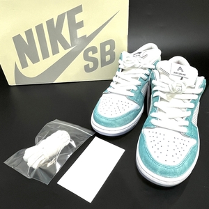 未使用 ナイキ【NIKE】FD2562-400 NIKE SB DUNK LOW PRO QS スケートボード RACER BLUE/METALLIC SILVER ブルー シルバー 28.5㎝ 18262