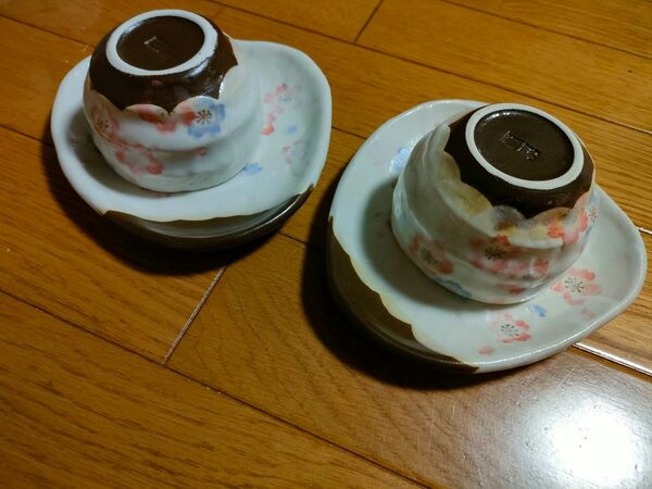 湯呑み　皿　セット　桜