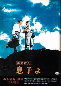 ■送料無料■Y01映画パンフレット■衝動殺人　息子よ　若山富三郎■