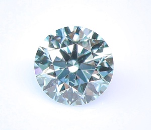 【100円～】0.287ct 天然ダイヤ Light Greenish Blue (トリート) SI2