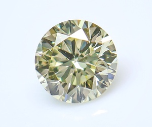 【１００円～】0.386ct 天然ダイヤ Light Yellow（ナチュラルカラー）SI1 Very Good！