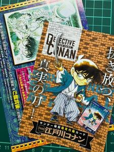 週刊少年サンデー 付録 劇場版 名探偵コナン 100万ドルの五稜星 100万ドルの書 極秘 & 限定付録カード