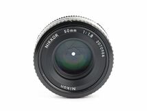 06827cmrk Nikon Ai NIKKOR 50mm F1.8S Ai-S 単焦点 標準 パンケーキレンズ ニコン Fマウント_画像6