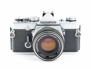 06916cmrk OLYMPUS OM-1 ＋ F.ZUIKO AUTO-S 50mm F1.8 標準レンズ MF一眼レフカメラ