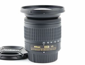 01071cmrk Nikon AF-P DX NIKKOR 10-20mm f/4.5-5.6G VR wide-angle zoom lens APS-C F mount 