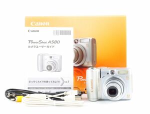 07122cmrk Canon PowerShot A580 コンパクトデジタルカメラ