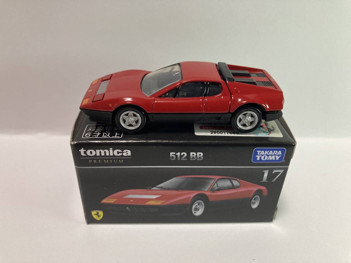 ♪♪トミカ プレミアム 廃番 17 フェラーリ512BB (赤) 絶版♪♪ ♪♪トミカ プレミアム 廃番 17 フェラーリ512BB (赤) 絶版♪♪