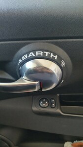 ABARTH 595 ドアノブCover Abarth 500 Fiat Fiat ドア シリコン Cover Emblem Logo Abarth595 ABARTH595 ABARTH500 m rbpi
