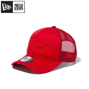 NEWERA ニューエラ 9FORTY メッシュ キャップ CAP 帽子 ニューヨーク ロゴ ユニセックス アジャスター スカーレット 赤 レッド 13059231