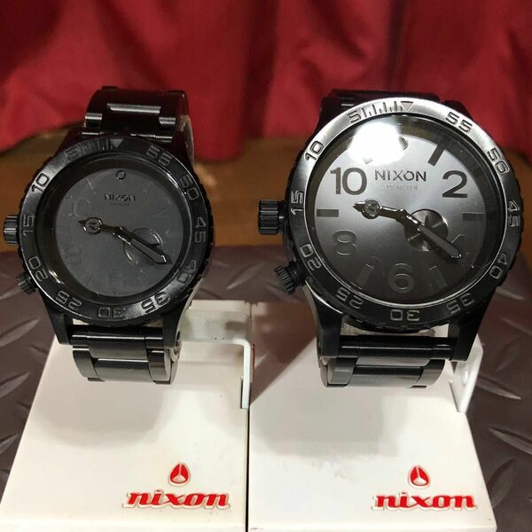 NIXON ニクソン// 51-30・42-20 TIDE ２本セット☆ALL BLACK